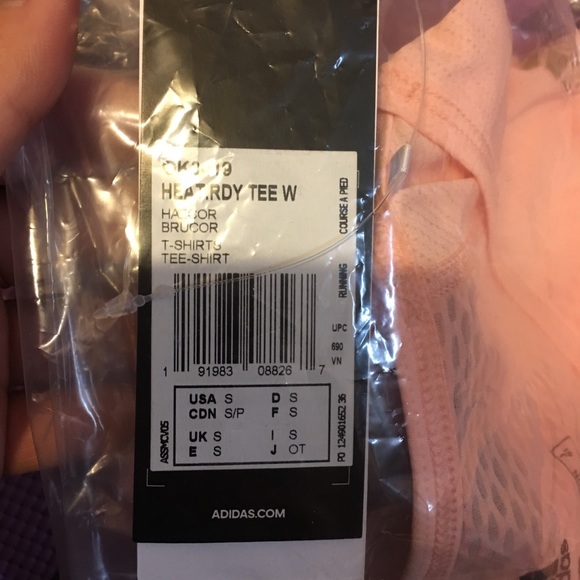 Adidas Heat.rdy Tee in Haze Coral - Picture 11 of 12